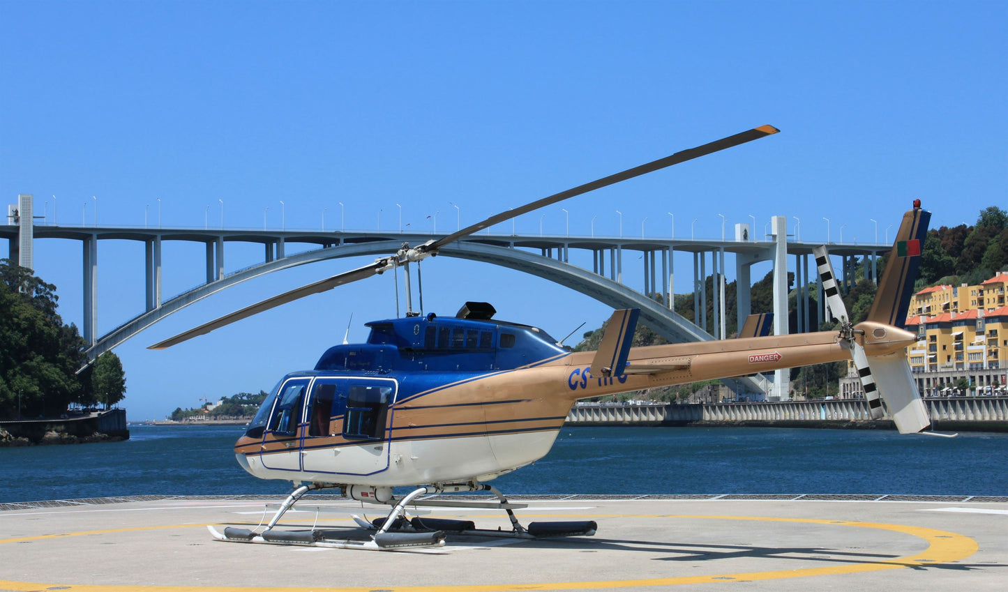 Porto Douro Ponte  - Helicopter Flight Along Douro River